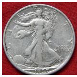 1927 S Walking Liberty Silver Half Dollar