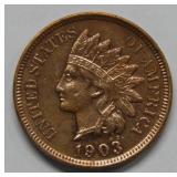 1903 Indian Head Cent  -- Cleaned