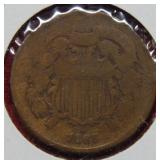 1865 Two Cent Piece