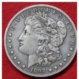 1892 S Morgan Silver Dollar