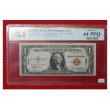 1935A $1 Silver Certificate Hawaii Note PCGS 64PPQ