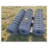 Woven wire fence rolls