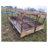 Pair WW feed bunks w/Sioux Feeder tops