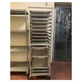 Bakers Rack with full sheets15 full sheets