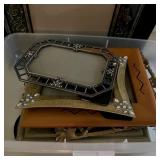 Silver Picture Frame with Rhinestone