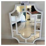 Decorative Wall Mirror - Framed Geometric Design