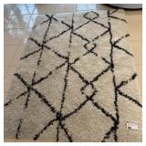 Rug with Geometric Pattern - Rolleo Design Mat