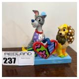 Disney Britto Lady and the Tramp Handcrafted Fig.