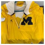 Jordan Michigan Wolverines & Yellow Windbreaker