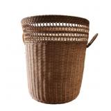 Wicker Storage Basket with Handle