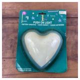 Jo-Ann Stores Heart Shaped Push On Light