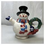 Vintage Snowman Teapot