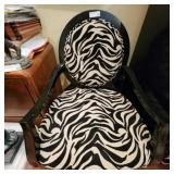 Zebra Pattern Arn Chair