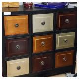 Bassett Mirror Co. Tic-Tac-Toe Color Block Chest