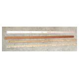 YARDSTICKS - 3 WOOD, 1 METAL