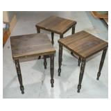 (3) NESTING TABLES