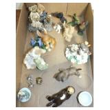 PORCELAIN ANIMAL KNICK KNACKS