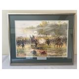 21.75 X 27.75 INCH FRAMED BATTLE OF ANTIETAM