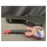 VORSON 24 INCH AMERICAN FLAG WITH EAGLE GUITAR/