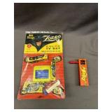 CIP VINTAGE WALT DISNEYS ZORRO COLOR TV SET AND