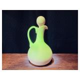 Gunderson Burmese Peach Blow Cruet