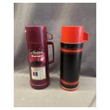 LOT OF 2 12 INCH QUART THERMOS