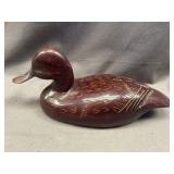 HAND MADE IN HAITI 13 INCH WOODEN DUCK