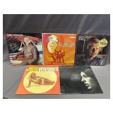 LOT OF 5 VARIOUS GOOD CONDITION RECORD ALBUMS