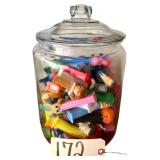 APPROX. 77 PEZ DISPENSERS TO INCLUDE GRINCH, MS. INCREDIBLE, JFK, SNOWMAN, CRAYONS, DALMATIAN, HARRY S. TRUMAN, DWIGHT D. EISENHOWER, MICKEY MOUSE 90 YEARS, MINNIE MOUSE, PAW PATROL, DINOSAUR, CHEWBAC