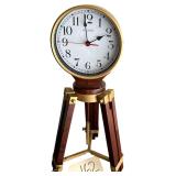 BULOVA TRIPOD BASE BATTERY OPERATED CLOCK