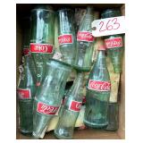 LOT OF ASSORTATED VINTAGE COCA COLA BOTTLES