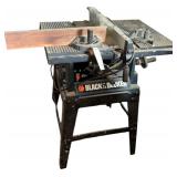 BLACK & DECKER 10” BLADE ELECTRIC TABLE SAW