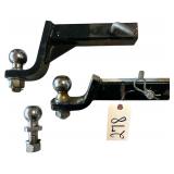 REESE TOWPOWER 2” DROP HITCH W/ 2” 6000LBS. BALL, U-HAUL APPROX. 4” DROP HITCH W/ 2” 6000LBS. BALL, OTHER 2” 6000LBS. BALL