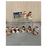 Christmas Salt and Pepper Shaker Lot