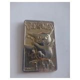 VINTAGE Gold Plated 1999 Pikachu Raichu