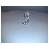 Swarovski Crystal Sitting Poodle