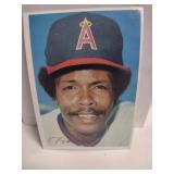 Rod Carew California Angels BIG Card 5 x 7