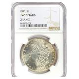 1885 Morgan Silver Dollar UNC Details