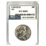 1918 Lincoln 50C Silver Coin MS-65
