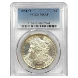 1884-O Morgan Silver Dollar MS-63