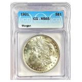 1921 Morgan Silver Dollar MS-65