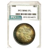 1880 Morgan Silver Dollar MS-65 PL