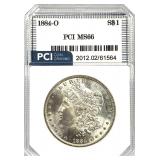 1884-O Morgan Silver Dollar MS-66