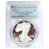 2022-W Silver Eagle PR-70 DCAM-3