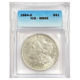 1884-O Morgan Silver Dollar MS-65