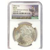 1884-O Morgan Silver Dollar MS-64