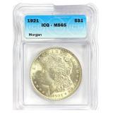 1921 Morgan Silver Dollar MS-65