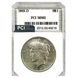 1923-D Silver Peace Dollar MS-65