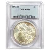 1898-O Morgan Silver Dollar MS-64