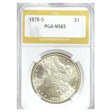 1878-S Morgan Silver Dollar MS-65